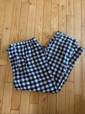 Polo by Ralph Lauren Black & White Check Plaid Jogger Pants